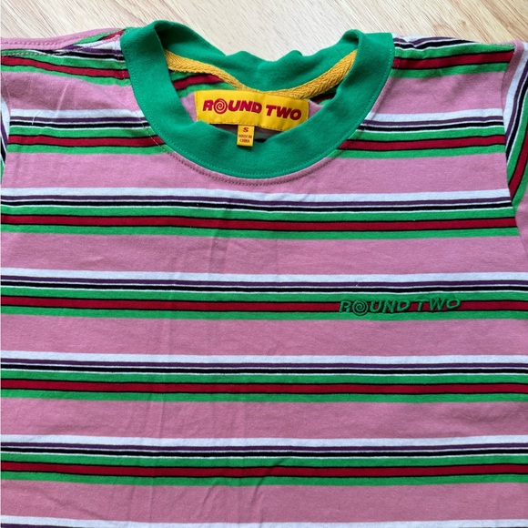 Stripe Cotton Ringer T-Shirt - Picture 3 of 4